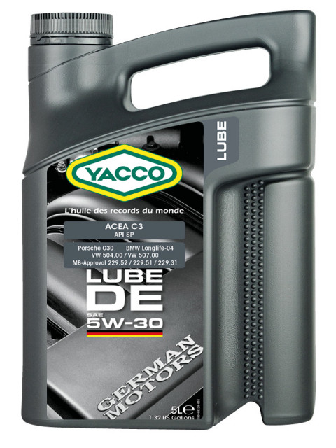 Масло моторное YACCO LUBE DE 5W30 (5 L)